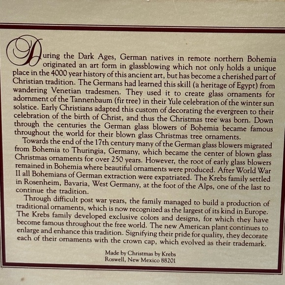 Christmas by Krebs Ornaments - Picture 4 of 6